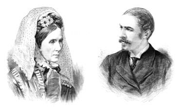 Baroness Burdett-Coutts and Mr. W. L. Ashmead Burdett-Coutts Bartlett, 1881. Creator: Unknown.