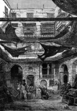 The Crisis in Egypt: the Turkish Carpet Bazaar, Cairo, 1881. Creator: William James Palmer.
