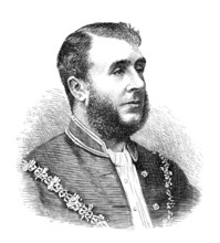 The Royal Visit to Swansea: the Mayor of Swansea, 1881. Creator: Unknown.