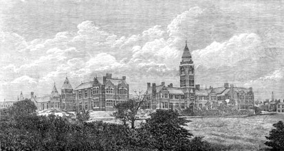 The new Infirmary, Bolton, Lancashire, 1881. Creator: Unknown.