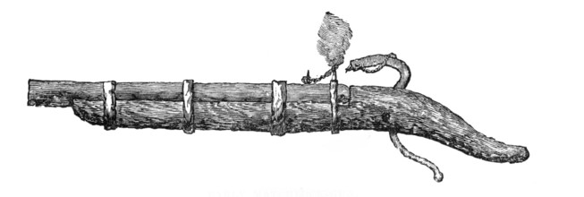 Early matchlock-gun, 1881. Creator: Unknown.