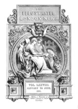 Front page of "The Illustrated London News", January to June, 1881.  Creator: Unknown.