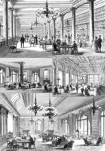 The Grosvenor Gallery Library, New Bond-Street, 1881.  Creator: Unknown.