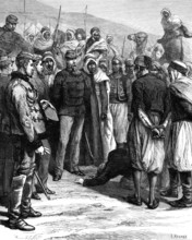 The French in Tunis: a military sentence of death, 1881. Creator: William James Palmer.