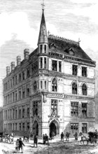 The City of London College: the new building in White-Street, Moorfields, 1883. Creator: Unknown.