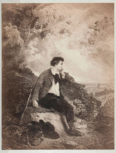 A young man, on his way to London, dreams of a successful future, [1880?]. Creator: Unknown.