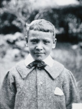 Gloucester smallpox epidemic, 1896: JR Evans, a smallpox patient, after recovery, 1896. Creator: HCF of Gloucester.