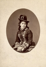 Hélène de Lesseps, 1878. Creator: Mathieu Deroche.