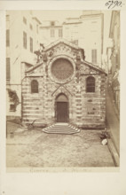 Church of St. Matthew (San Matteo), Genoa, 1870-1880.  Creator: Alfredo Noack.