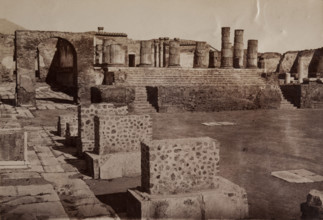 Forum, Pompeii, between 1880-1890. Creator: Giorgio Sommer.