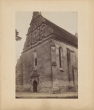 Church of the Holy Trinity - fragment of the body seen from the south-west, Nowy Korczyn, 1895-1905. Creator: Unknown.