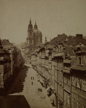 Church of St Nicholas, Malá Strana, Prague, between 1880-1890. Creator: Unknown.