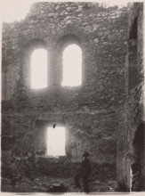 Castle - interior of a room in the upper castle, Bedzin, 1924. Creator: A Karczewski.