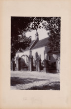 Church with a nave, presbytery and a semicircular apse, unknown location, between 1905-1910. Creator: Unknown.