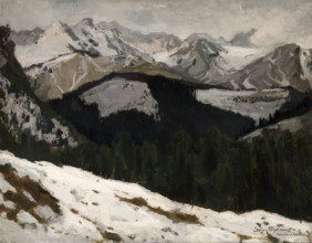 Thaw in the Tatra Mountains, 1904. Creator: Stephan Filipkiewicz.