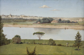 Solec on the Vistula, c1840. Creator: Edward Brzozowski.
