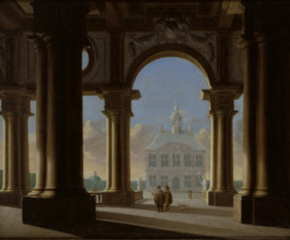 Palace Entrance-Architectural Study, 1656. Creator: Daniel de Blieck.