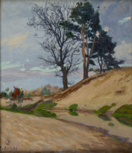 Sandy Bank of the Kamienna River, 1921. Creator: Ambrozy Sabatowski.