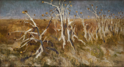 Musk Thistles, 1904. Creator: Kazimierz Sichulski.
