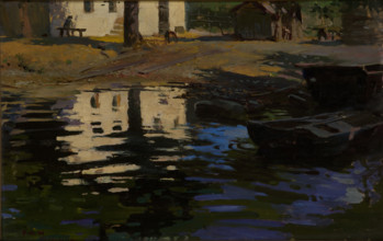 Reflection, between 1898-1902. Creator: Feliks Wygrzywalski.