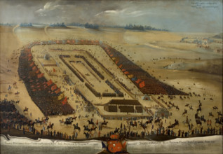 Listening to the Nuncio during the election of Stanislaw August Poniatowski, 19th century. Creator: Jan Narcyz Daszkiewicz.