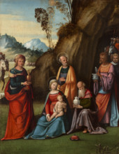 Adoration of the Magi, between 1510-1513. Creator: Benvenuto Tisi da Garofalo.