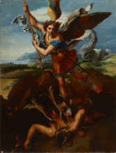 Saint Michael the Archangel Vanquishing Satan, 1830. Creator: Rafal Hadziewicz.