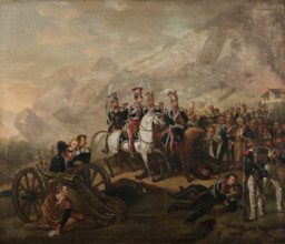 Somosierra by Horace Vernet, 1839. Creator: Emile Jean-Horace Vernet.