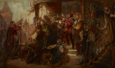Presenting the Fowler to the Fowler Brotherhood (Sketch), 1876. Creator: Wladyslaw Luszczkiewicz.