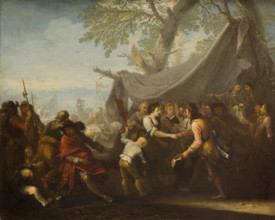 Event at a Military Camp (Wedding at a Military Camp), 1711. Creator: Georg Philipp Rugendas.