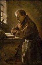 Praying Monk, c1865. Creator: Andrzej Bronislaw Grabowski.
