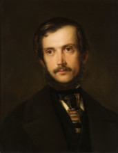 Portrait of a Man, between 1850-1860. Creator: Henryk Rodakowski.