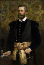 Portrait of Count Ludwik Wodzicki (1834-1894), Marshal of the Galician Seym, 1880. Creator: Henryk Siemiradzki.