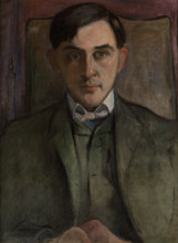 Portrait of Stanislaw Ignacy Witkiewicz, between 1906-1916. Creator: Wladyslaw Slewinski.