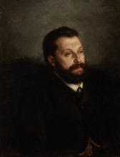 Portrait of Michal Balucki, c1890. Creator: Leonard Stroynowski.