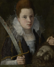 Judith with the Head of Holofernes, between 1590-1595. Creator: Lavinia Fontana.
