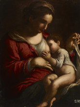 Virgin Mary Nursing, 18th century. Creator: Bartolomeo Schedoni.