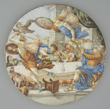 Tondo with a mythological scene, c1760. Creator: Carmine Gentile.