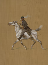 Jew on a nag, 1868. Creator: Juliusz Kossak.