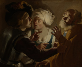 Denial of Saint Peter, c1610s. Creator: Dirck van Baburen.