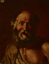 Bust of an Old Man (Head of a Beggar), 2nd half of 17th century. Creator: Pietro Bellotti.