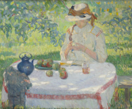 In the Garden, 1910. Creator: Wlodzimierz Blocki.