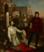 Decapitation of Samuel Zborowski, 1854. Creator: Wladyslaw Luszczkiewicz.