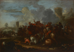 Encounter, 1740-1761. Creator: August Querfurt.