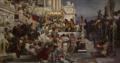 Nero's Torches, 1876. Creator: Henryk Siemiradzki.