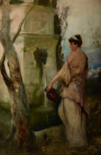 Girl at the Well, 1880s. Creator: Henryk Siemiradzki.
