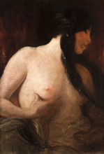 Black Tresses, 1907. Creator: Franciszek Zmurko.