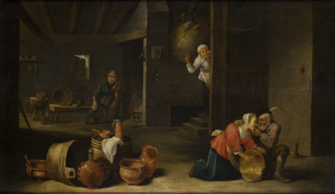 Unpleasant Surprise (Mismatched Couple), c1670s. Creator: Cornelis Mahu.