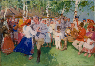 Uhlans, Uhlans, the Boys Pretty a Picture..., 1916. Creator: Stanislaw Janowski.
