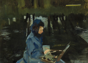 Painter on Water, 1906. Creator: Konrad Krzyzanowski.